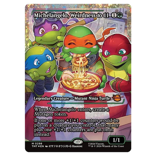 Magic The Gathering - Teenage Mutant Ninja Turtles - Michelangelo, Weirdness to 11 - 0298