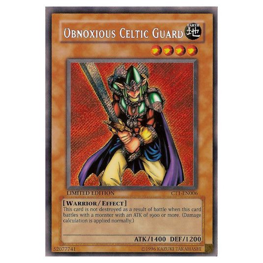 Yu-Gi-Oh! - Collectible Tins 2004 - Obnoxious Celtic Guard (Secret Rare) CT1-EN006