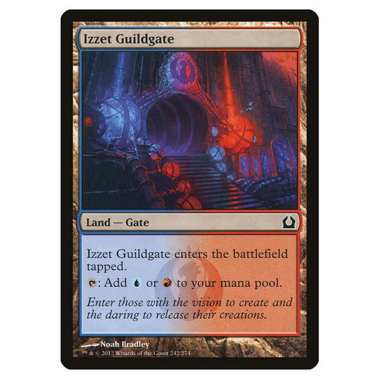 Magic The Gathering - Return To Ravnica - Izzet Guildgate - 242/274