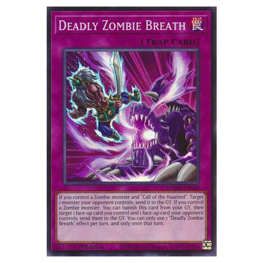 Yu-Gi-Oh! - Maze of Muertos - Deadly Zombie Breath (Super Rare) - MZMU-EN010