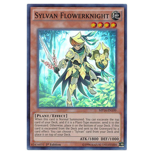 Yu-Gi-Oh! - 2014 Mega-Tin Mega Pack - Sylvan Flowerknight (Super Rare) MP14-EN199