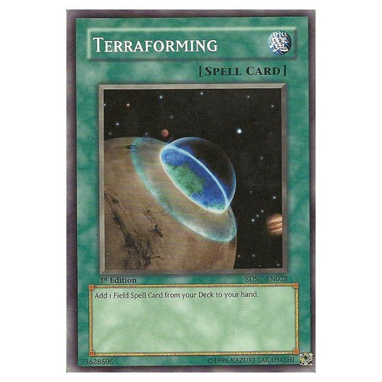 Yu-Gi-Oh! - Spellcaster's Command Structure Deck - Terraforming (Common) SDSC-EN028