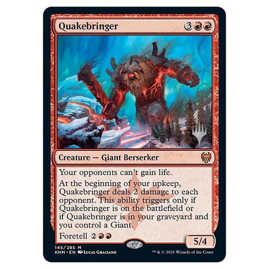 Magic The Gathering - Kaldheim Promos - Quakebringer - 145/285
