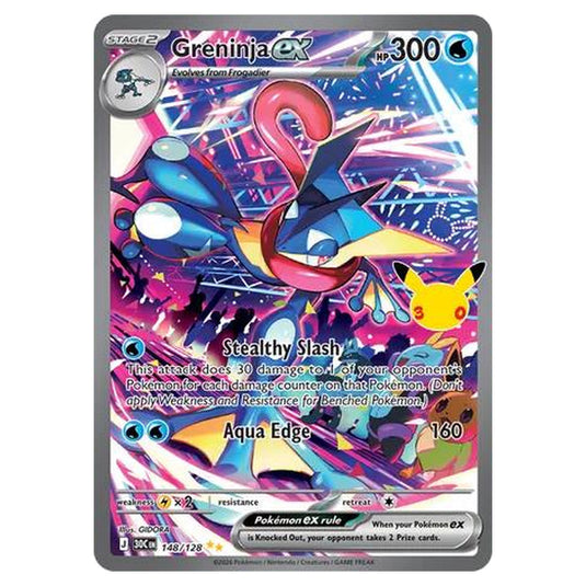 Pokemon - 30th Celebration - Greninja ex - 148/128