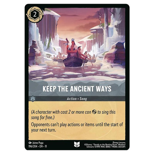 Lorcana - Winterspell - Keep the Ancient Ways (Uncommon) - 196/204