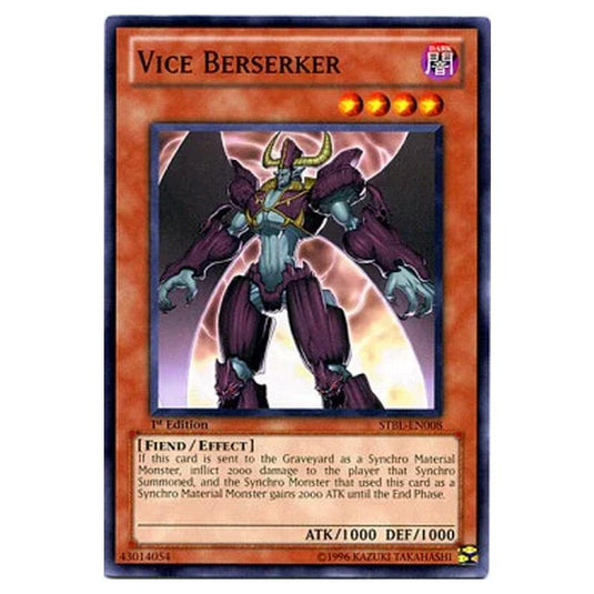 Yu-Gi-Oh! - Starstrike Blast - Vice Berserker (Common) - STBL-EN008