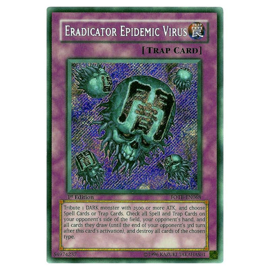 Yu-Gi-Oh! - Force of the Breaker - Eradicator Epidemic Virus (Secret Rare) FOTB-EN068