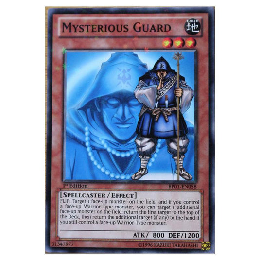 Yu-Gi-Oh! - Battle Pack - Epic Dawn - Mysterious Guard (Starfoil Rare) BP01-EN058