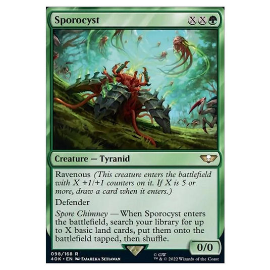 Magic The Gathering - Universes Beyond - Warhammer 40k - Sporocyst - 098/168