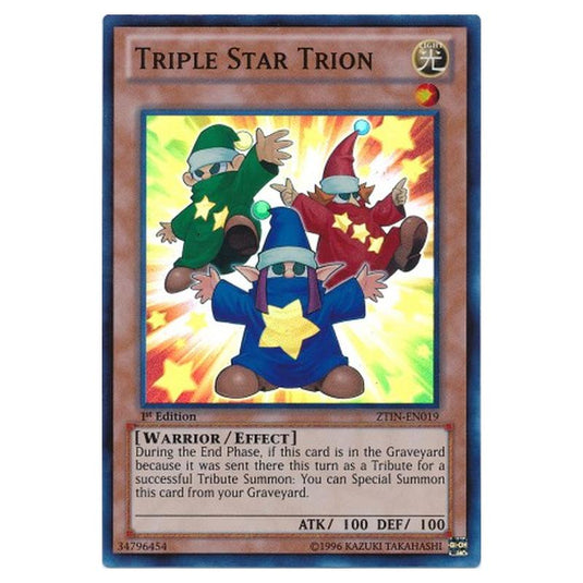Yu-Gi-Oh! - Zexal Collection Tin - Triple Star Trion (Super Rare) ZTIN-EN019