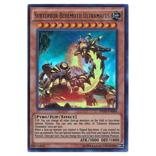Yu-Gi-Oh! - Invasion - Vengeance - Subterror Behemoth Ultramafus (Ultra Rare) INOV-EN084