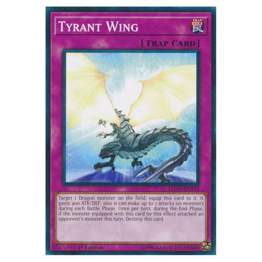 Yu-Gi-Oh! - Legendary Dragon Decks - Tyrant Wing (Common) LEDD-ENA33