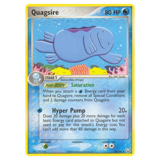 Pokemon - EX Team Rocket Returns - Quagsire - 026/109