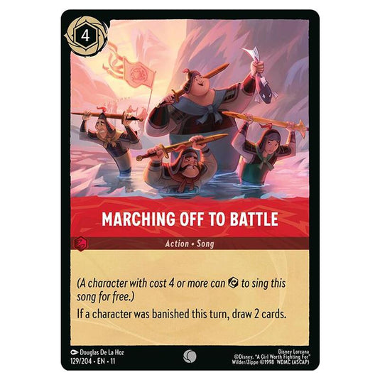 Lorcana - Winterspell - Marching Off to Battle (Common) - 129/204