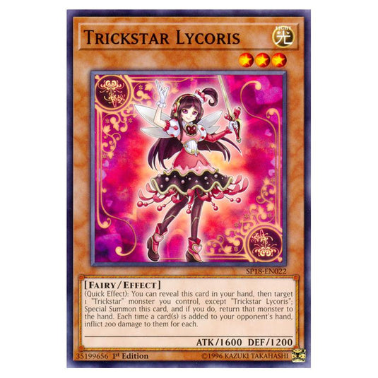 Yu-Gi-Oh! - Star Pack VRAINS - Trickstar Lycoris (Common) SP18-EN022