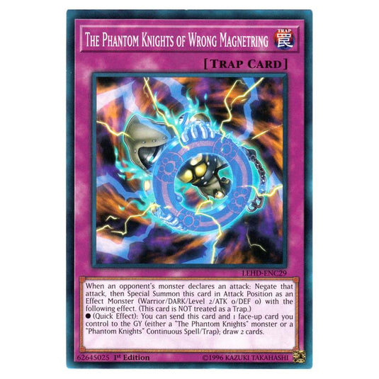 Yu-Gi-Oh! - Legendary Hero Decks - The Phantom Knights of Wrong Magnetring (Common) LEHD-ENC29