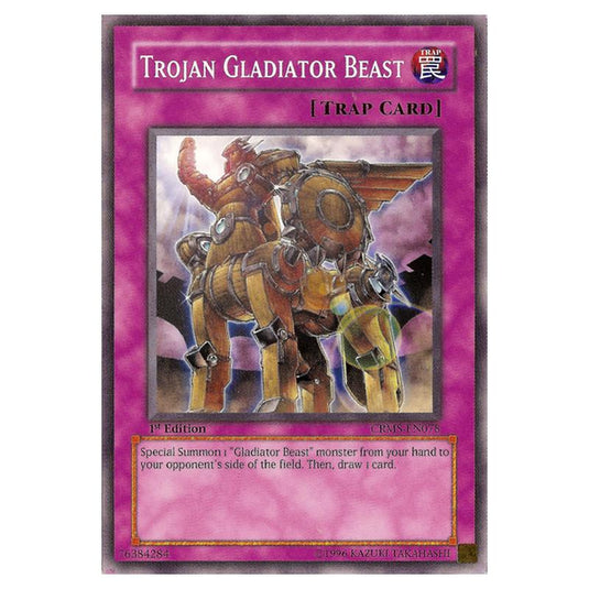 Yu-Gi-Oh! - Crimson Crisis - Trojan Gladiator Beast (Common) CRMS-EN078