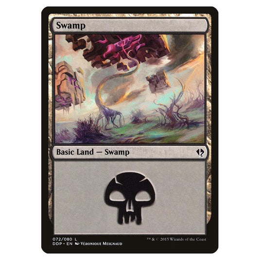 Magic the Gathering - Duel Decks: Zendikar vs. Eldrazi - Swamp - 72