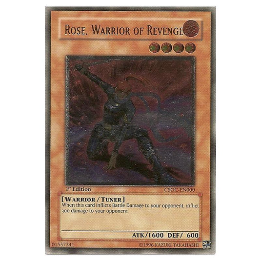 Yu-Gi-Oh! - Crossroads of Chaos - Rose, Warrior of Revenge (Ultimate Rare) CSOC-EN000