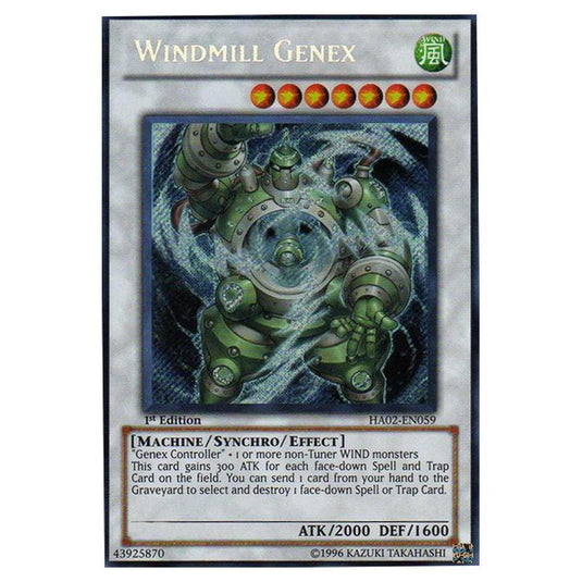 Yu-Gi-Oh! - Hidden Arsenal 2 - Windmill Genex (Secret Rare) HA02-EN059