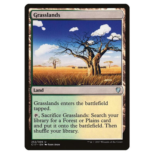 Magic The Gathering - Commander 2017 - Grasslands - 252/309