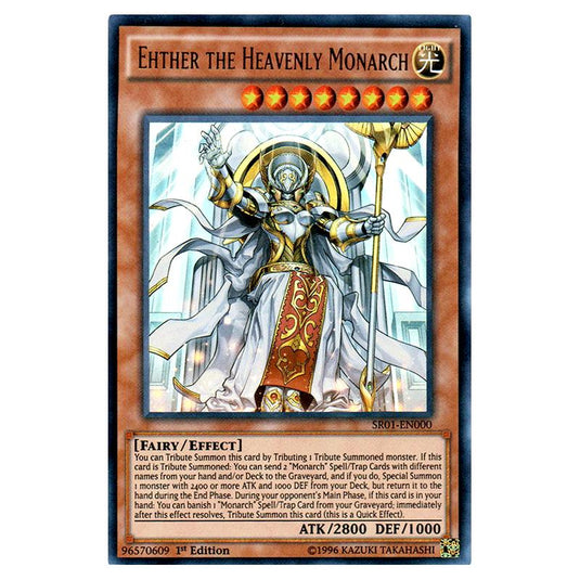 Yu-Gi-Oh! - Emperor of Darkness Structure Deck - Ehther the Heavenly Monarch (Ultra Rare) SR01-EN000