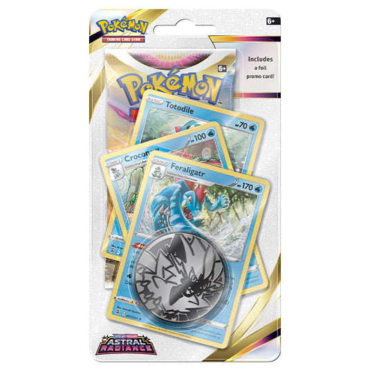 Pokemon - Sword & Shield - Astral Radiance - Premium Checklane Blister - Feraligatr