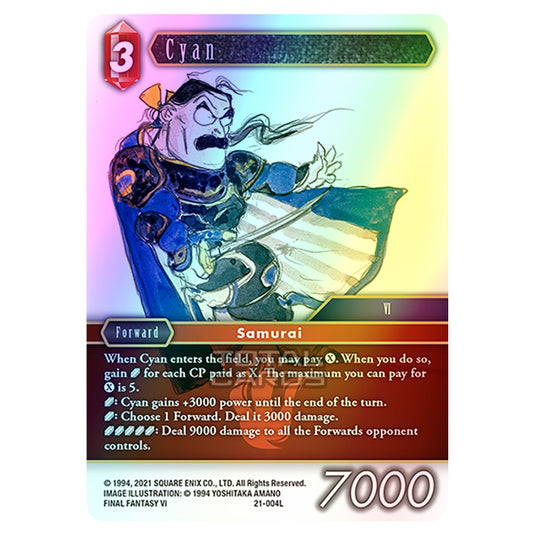 Final Fantasy - Beyond Destiny - Cyan - (21-004L) (Foil)