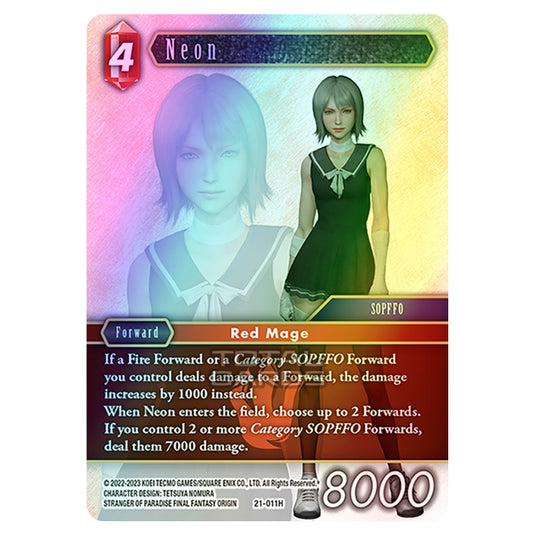 Final Fantasy - Beyond Destiny - Neon - (21-011H) (Foil)