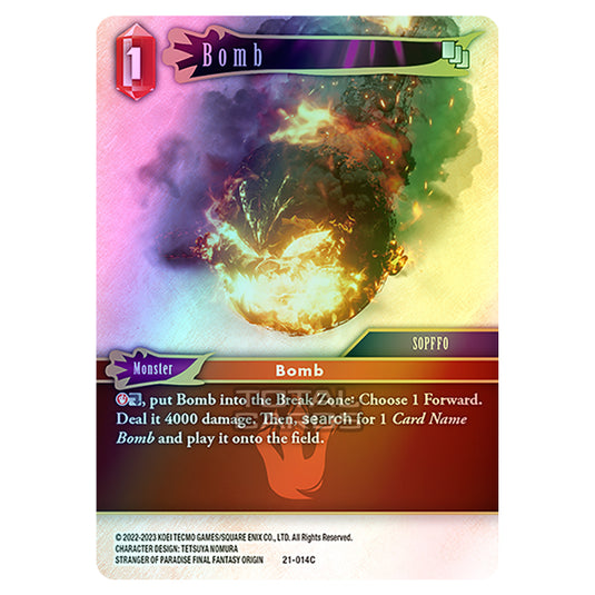 Final Fantasy - Beyond Destiny - Bomb - (21-014C) (Foil)