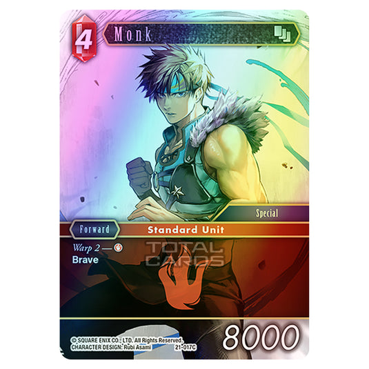 Final Fantasy - Beyond Destiny - Monk - (21-017C) (Foil)