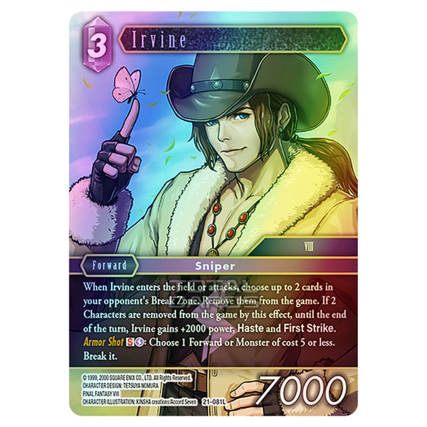 PSA10】 21-081L アーヴァイン Irvine - Final Fantasy TCG - Beyond