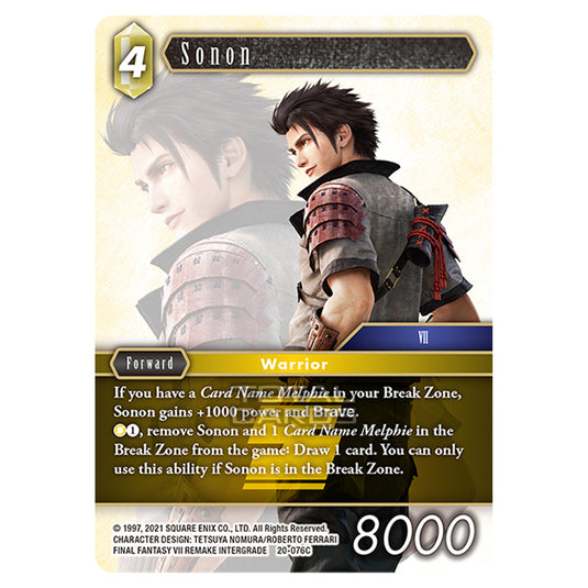 Final Fantasy - Dawn of Heroes - Sonon - (20-076C)