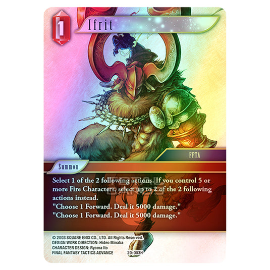 Final Fantasy - Dawn of Heroes - Ifrit - (20-003H) (Foil)