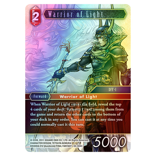 Final Fantasy - Dawn of Heroes - Warrior of Light - (20-004C) (Foil)