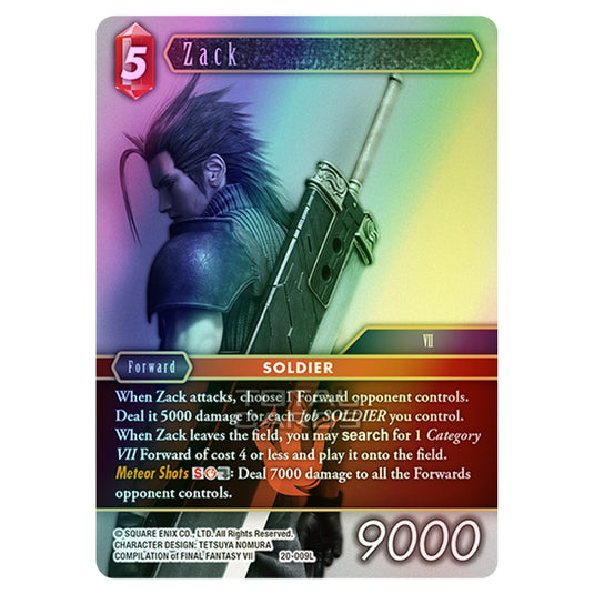 Final Fantasy - Dawn of Heroes - Zack - (20-009L) (Foil)