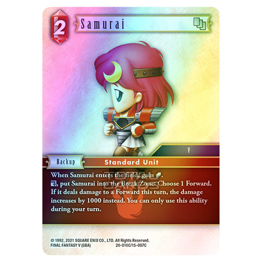 Final Fantasy - Dawn of Heroes - Samurai - (20-010C) (Foil)