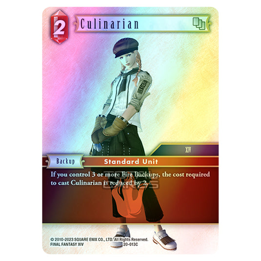 Final Fantasy - Dawn of Heroes - Culinarian - (20-013C) (Foil)