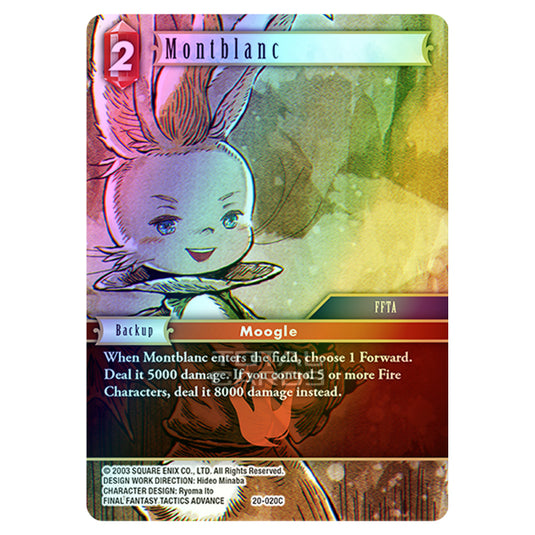 Final Fantasy - Dawn of Heroes - Montblanc - (20-020C) (Foil)