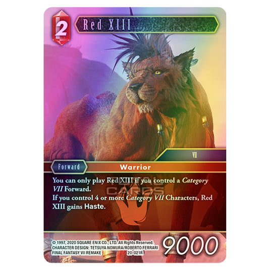 Final Fantasy - Dawn of Heroes - Red XIII - (20-021R) (Foil)