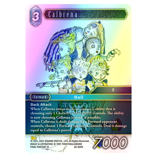 Final Fantasy - Dawn of Heroes - Calbrena - (20-024H) (Foil)