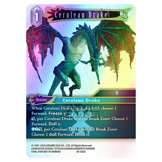 Final Fantasy - Dawn of Heroes - Cerulean Drake - (20-033C) (Foil)