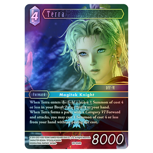 Final Fantasy - Dawn of Heroes - Terra - (20-034R) (Foil)