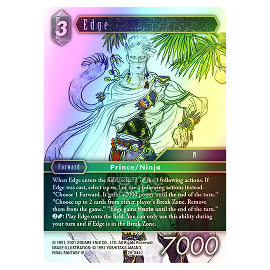 Final Fantasy - Dawn of Heroes - Edge - (20-044L) (Foil)