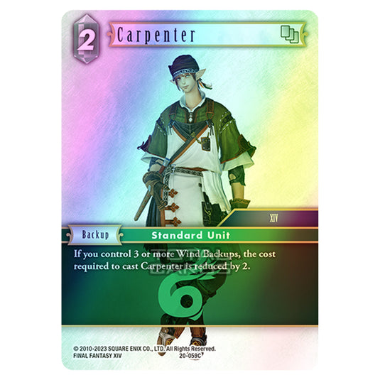 Final Fantasy - Dawn of Heroes - Carpenter - (20-059C) (Foil)