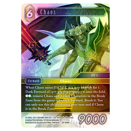 Final Fantasy - Dawn of Heroes - Chaos - (20-069H) (Foil)