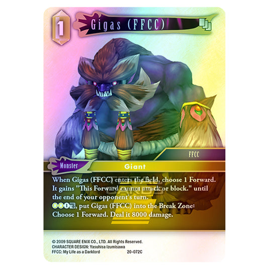 Final Fantasy - Dawn of Heroes - Gigas (FFCC) - (20-072C) (Foil)