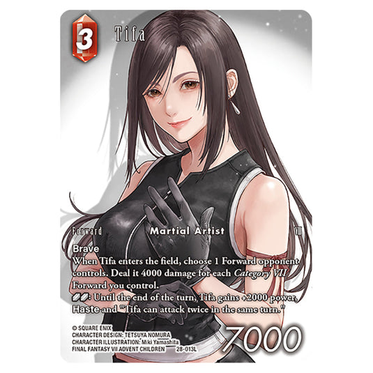 Tifa 28-013L-a card from the Final Fantasy set Dreamlike Oceans