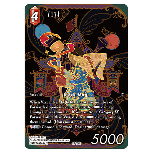 Vivi 28-016L-a card from the Final Fantasy set Dreamlike Oceans