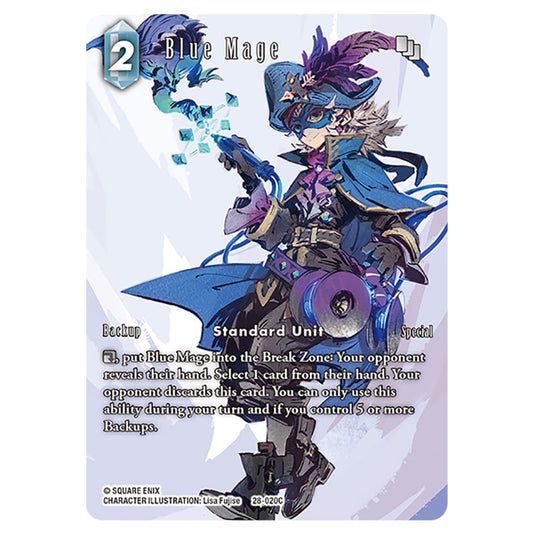Blue Mage 28-020C-a card from the Final Fantasy set Dreamlike Oceans